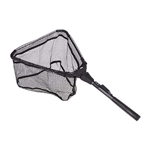 Fan-Ling Fishing Net, Watherproof Nylon Mesh,Collapsible Portable Fish Net,Lightweight Folding Telescoping Pole Fishing Landing Net,for Sea Fishing, River Fishing, Lake Fishing, Boat Fishing