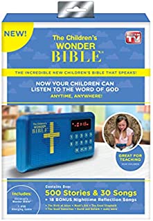 The Children's Wonder Bible Stories & Songs- The Talking Audio Bible Player for Kids, As Seen on TV