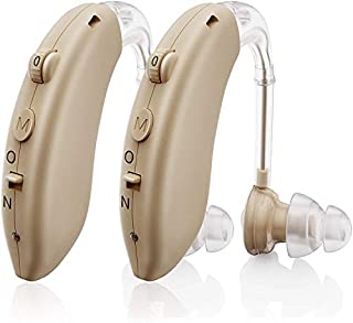 Invisible Hearing Aids for Seniors Rechargeable with Noise Cancelling, Aioze Personal Hearing Amplifier for Adults Severe Hearing Loss, G25 Digital Ear Hearing Assist Devices with Volume Control