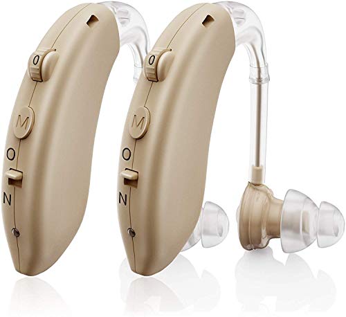 Invisible Hearing Aids for Seniors Rechargeable with Noise Cancelling, Aioze Personal Hearing Amplifier for Adults Severe Hearing Loss, G25 Digital Ear Hearing Assist Devices with Volume Control