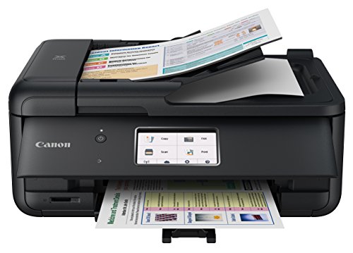 Canon TR8520 All-In-One Printer For Home Office |Wireless | Mobile Printing | Photo and Document Printing, AirPrint(R) and Google Cloud printing, Black