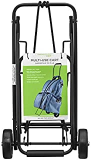 Travel Smart by Conair 75 lb. Folding Multi-Use Cart, Black