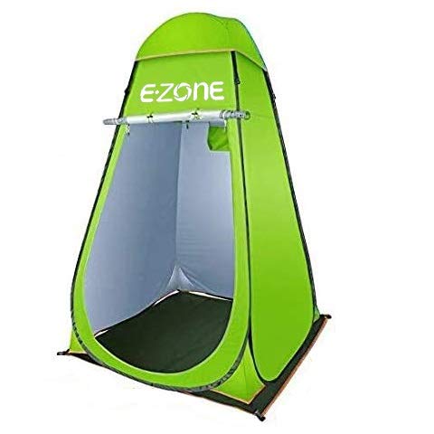 Pop Up Shower Tent Instant Portable Outdoor Privacy Tent, Camp Toilet, Changing Room, Rain Shelter with Window  for Camping and Beach  Easy Set Up, Foldable with Carrying Bag (Green)