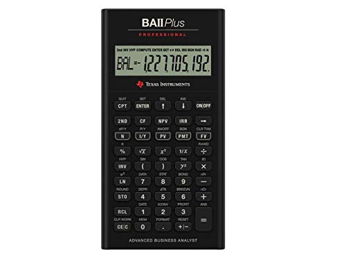 Texas Instruments BA II Plus Professional Financial Calculator