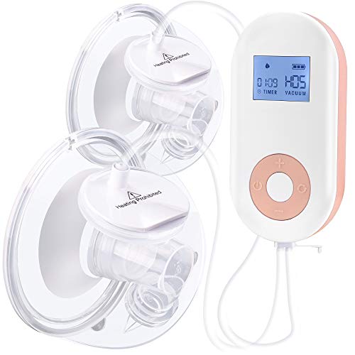 Hands Free Breast Pump Double Wearable Breast Pumps Portable Electric Breast Milkpump Pain-Free Milk Extractor Auto Breast Pump with 2 Modes 9 Levels,Memory and Timer Function Breast Pump Automatic