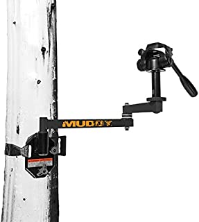 Muddy Hunt Hard Camera Arm, Black, One Size