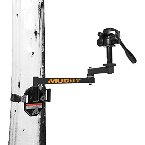 Muddy Hunt Hard Camera Arm, Black, One Size