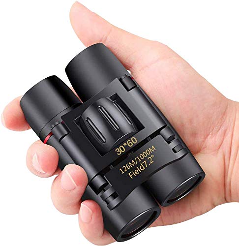 ANDSTON 30 x 60 Small Binoculars Compact for Adults Kids, Mini Binocular for Bird Watching Traveling Sightseeing, Lightweight Pocket Folding Binoculars for Concert Theater Opera