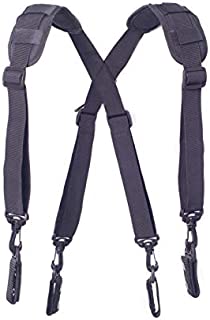 AISENIN Police Duty Belt Suspender Tactical Duty Belt Harness Suspenders Duty Belt with Paddded