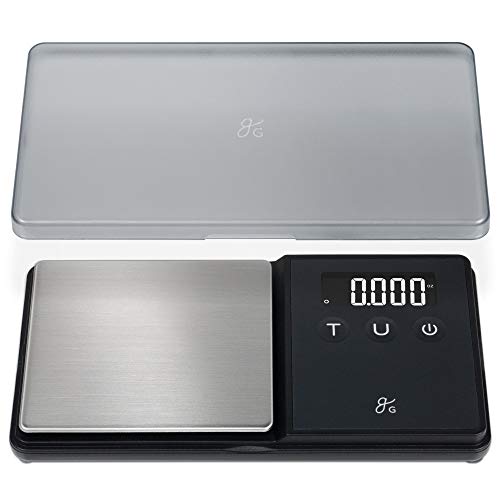 GreaterGoods Digital Pocket Scale, Lab Analytical Scale, Gram Scale, Ounce Scale, Letter Scale, 750g X .1g Accuracy