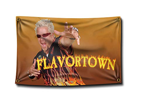 Banger - Guy Fieri Flavortown 3x5 Feet Flag Banner Wall Tapestry for College Dorm or Man Cave