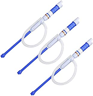 durch Handheld Water/Fuel Pump Electric Pumping Sucker Pump Battery Powered Water, Diesel, Gas, Oil Transfer Pump (Blue 3pack)