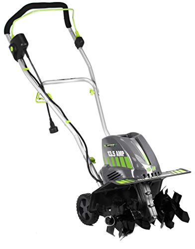 Earthwise TC70016 16-Inch 13.5-Amp Corded Electric Tiller/Cultivator, Grey