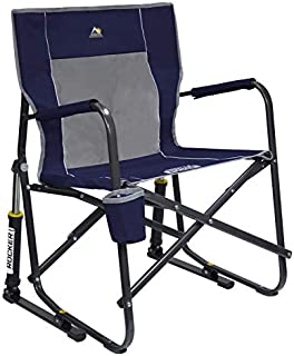 GCI Outdoor Freestyle Rocker Portable Folding Rocking Chair, Indigo