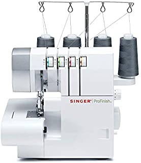 SINGER | ProFinish 14CG754 2-3-4 Thread Serger with Adjustable Stitch Length, & Differential Feed - Sewing Made Easy,White