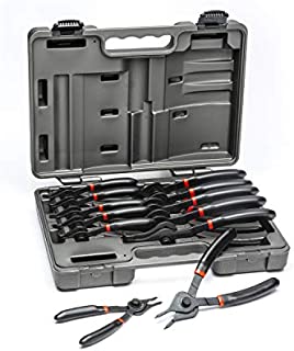 GEARWRENCH 12 Pc. Convertible Snap Ring Plier Set, Fixed Tip - 3495