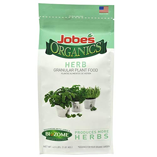 Jobes Organics 09127 555831 Organic Herb Plant Food Gran4Lb, 4 Lb