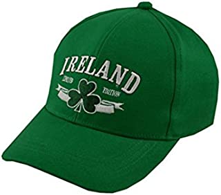 Carrolls Irish Gifts Baseball Cap for Kids with Ireland Limited Edition, Green Colour, White, One Size