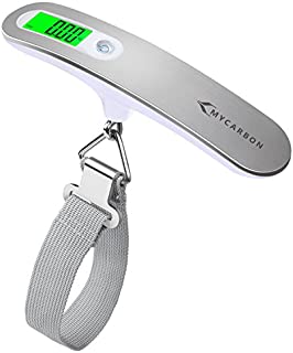 Luggage Scale MYCARBON Digital Scale,High Precision,Heavy Duty Weight Scale,Backlight Hanging Scale,Ultra Portable Scale,MAX 110lb/50kg Suitcase Scale for Travel,Household,Outdoor and Gifts