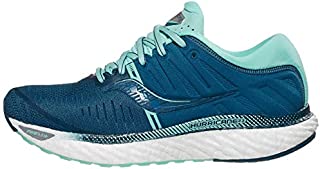 Saucony Women's S10545-25 Hurricane 22 Running Shoe, Blue | Aqua - 8.5 W US