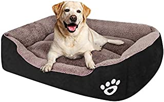 PUPPBUDD Dog Bed for Large Dogs Washable Comfortable Safety Pet Sofa Extra Firm Cotton Breathable for Medium and Small Dog Cat 8060cm Size XL L