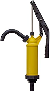 OEMTOOLS 24472 Fluid Pump/Siphon | Works in 15, 30, & 55 Gallon Drums with 1.25 Inch or 2 Inch NPT Bung | Pump Fluid, Oils, Chemicals, or Detergents from Large Storage Drums | Easy-to-Use Hand Pump