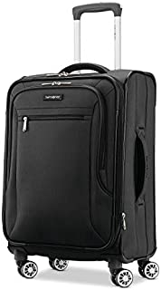 Samsonite Ascella X Softside Expandable Luggage with Spinner Wheels, Black, Carry-On 20-Inch