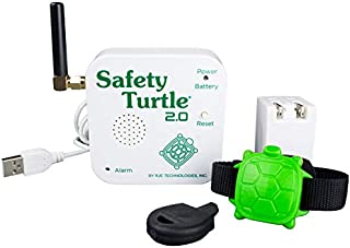 Safety Turtle New 2.0 Child Immersion Pool/Water Alarm Kit - 2 Wristbands