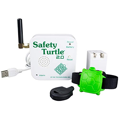 Safety Turtle New 2.0 Child Immersion Pool/Water Alarm Kit - 2 Wristbands