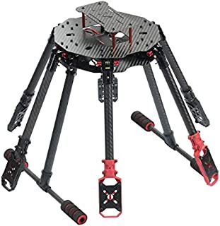 JMT Saker610 610mm 6-axis Carbon Fiber Frame Kit DIY RC Drone Hexacopter Folding Rack with Landing Gear Motor Mount