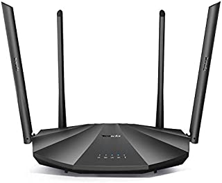 Tenda AC2100 Smart WiFi Router AC19 - Dual Band Gigabit Wireless (up to 2033 Mbps) Internet Router for Home | 4 LAN Ports+1 USB Port | 4X4 MU-MIMO Technology | Parental Control Compatible with Alexa