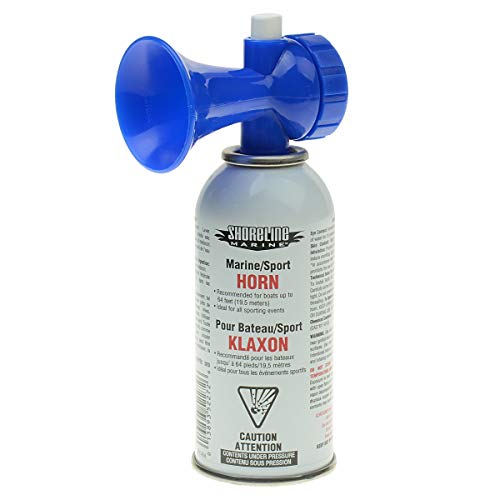 Shoreline Marine Air Horn Can and Blow Horn, 3.5 Ounce