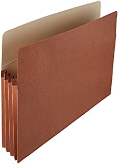 Amazon Basics Expanding Accordian Organizer File Folders - Letter Size, 25-Pack