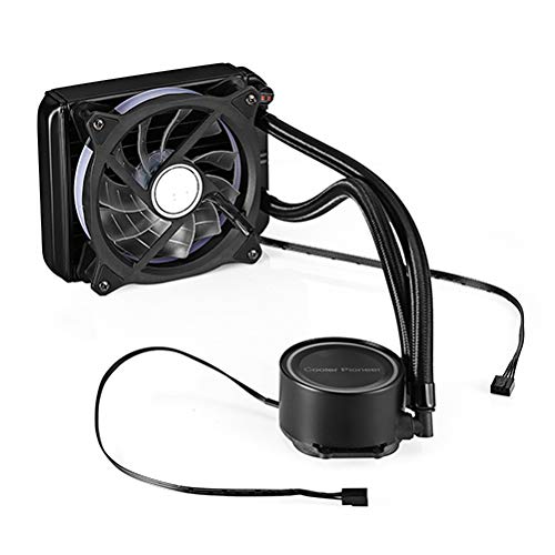 BETAZOOER 12cm Liquid CPU Cooler, Dual ML120 PWM Fans, Intel LEA2066, 2011-V3, 1151/1155/1156/X58/X79, AMD Socket AM4