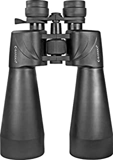 BARSKA 12-60x70 Escape Zoom Binoculars with Tripod Adapter (Green Lens) , Black