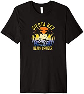 Siesta Key Beach Cruiser Florida Gulf Coast Vacation Bike Premium T-Shirt