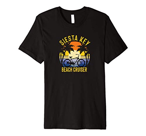 Siesta Key Beach Cruiser Florida Gulf Coast Vacation Bike Premium T-Shirt