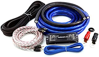 KnuKonceptz Bassik 0 Gauge Complete Amplifier Installation Amp Wiring Kit with RCA