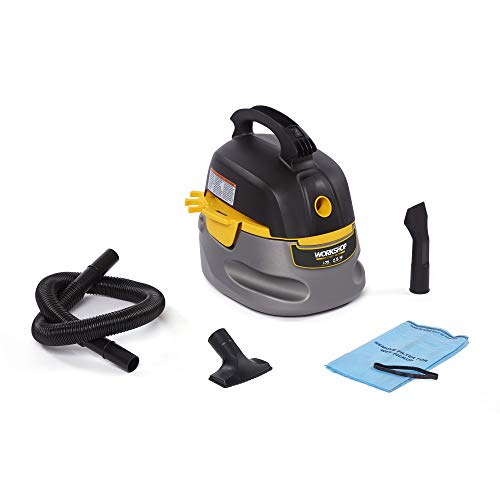 WORKSHOP Wet/Dry Vacs Workshop Wet Dry Vac WS0255VA Compact, Portable Wet Dry Vacuum Cleaner, 2.5 gallon Small Shop Vacuum Cleaner, 1.75 Peak Hp Portable Vacuum