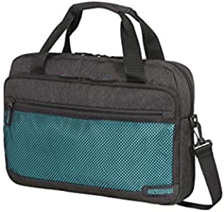 American Tourister Laptop Briefcases, Anthracite/Blue, L (44 cm - 13.5 L)