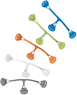 [Toddler Size 5-Pack] Snappi Cloth Diaper Fasteners - Replaces Diaper Pins - Use with Cloth Prefolds and Cloth Flats