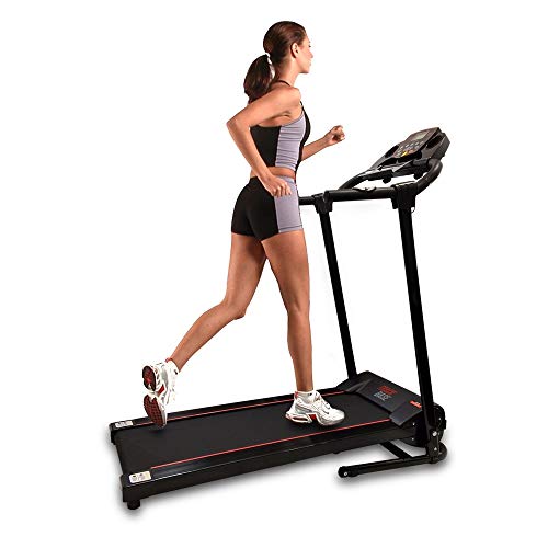 SereneLife SLFTRD18 - Smart Folding Compact Treadmill with Downloadable App & Bluetooth connectivity