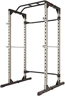 Fitness Reality 810XLT Super Max Power Cage | Optional Lat Pull-down Attachment and Adjustable Leg Hold-down | Power Cage Only