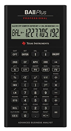 BA II Plus Professional Financial Calculator