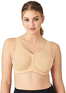 Wacoal womens Full Figure Underwire sports bras, Sand, 36DD US