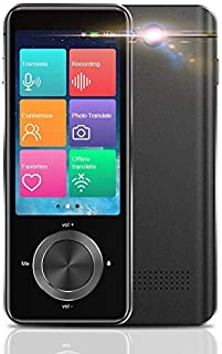 Language Translator Device, Portable Voice Translator All Languages 108+ Countries WiFi/Hotspot/Offline Two Way Instant Voice Translator 3.0 Inch Touch Screen