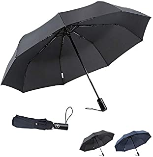 boy® Windproof Travel Umbrella, Compact Umbrella Automatic Open Close, Upgraded 9 Ribs Reinforced Windproof Frame