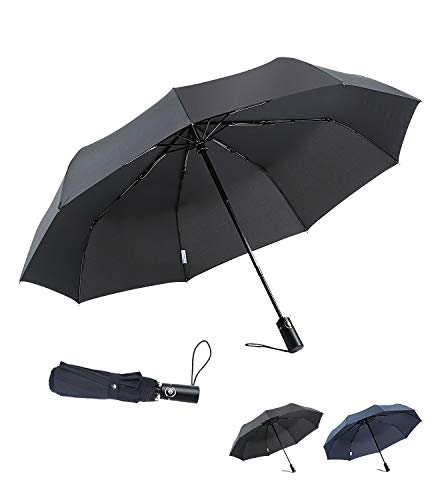 boy® Windproof Travel Umbrella, Compact Umbrella Automatic Open Close, Upgraded 9 Ribs Reinforced Windproof Frame