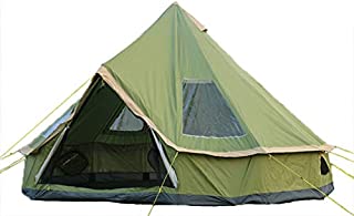 DANCHEL OUTDOOR Backpacking Lightweight Teepee Yurt 4M Roomy Tent Portable for Adults Family Camping 4000 Pro, 13.1ft