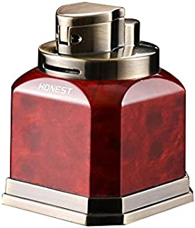 Honest Quad Torch Lighter Tabletop Refillable Butane Gas Red Flame Cigar Tobacco Lighter